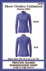 HMS show shirt, princess seamed show shirt, Horsemanship shirt, HMS shirt pattern, sewing pattern, sew your own show clothes, Show Clothes Unlimited, Pegg Johnson, Show Clothes Unlimited patterns, Show Clothes Unlimited Equestrian Wear Patterns, Western