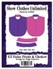 E-Z False Front, english bib, dickie, button front shirt, english shirt, Show Clothes Unlimited, Pegg Johnson, Show Clothes Unlimited patterns, Show Clothes Unlimited Equestrian Wear patterns