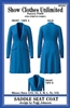 Saddle Set Jacket, Saddle Seat Coat, Saddle Seat, English show coat, English jacket, Show Clothes Unlimited, Pegg Johnson, Show Clothes Unlimited patterns, Show Clothes Unlimited Equestrian Wear patterns