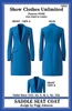 Saddle Set Jacket, Saddle Seat Coat, Saddle Seat, , English show coat, English jacket, Show Clothes Unlimited, Pegg Johnson, Show Clothes Unlimited patterns, Show Clothes Unlimited Equestrian Wear patterns