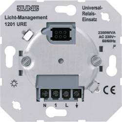 Universal relay switch insert 1-channel