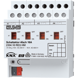 JUNG Switch actuator, 4-gang