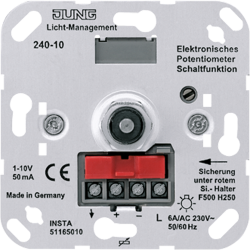 JUNG Electronic potentiometer, switch