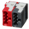 KNX red/black connector blocks