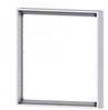 Square plastic frame Flank Ice White