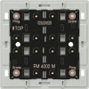 Flat radio-controlled wall-mounted transmitter