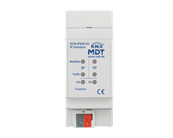 MDT MDT IP Interface, 2SU MDRC. With IP Secure and KNX Data Secure and Email and time server functions