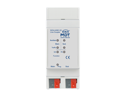 MDT Line Coupler, 2SU MDRC, with KNX Data Secure function