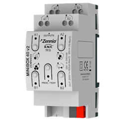 MINiBOX 40 v2. KNX multifunction actuator - 4 outputs 16A