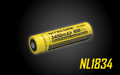 Nitecore NL1834  3400mAh 18650 Rechargeable Battery