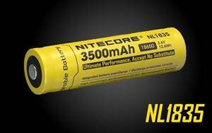 Nitecore NL1835 3500mAh 18650 Rechargeable Battery