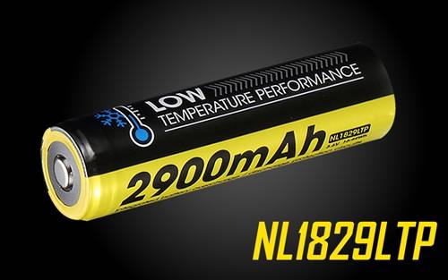 NITECORE NL1829LTP 2900mAh 18650 High Capacity Performance Low Temperature Resistant Rechargeable Batteries