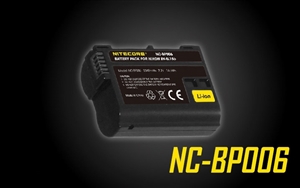 Nitecore NC-BP006 Camera Battery Compatible Nikon EN-EL15B