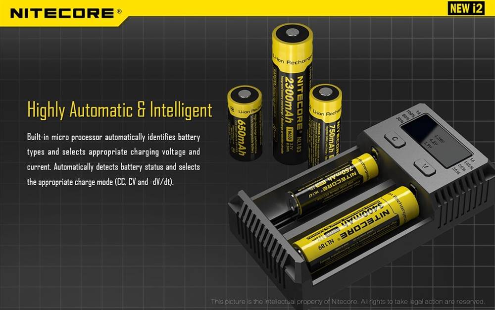 NiteCore i2 Intellicharger Two-Channel Charger