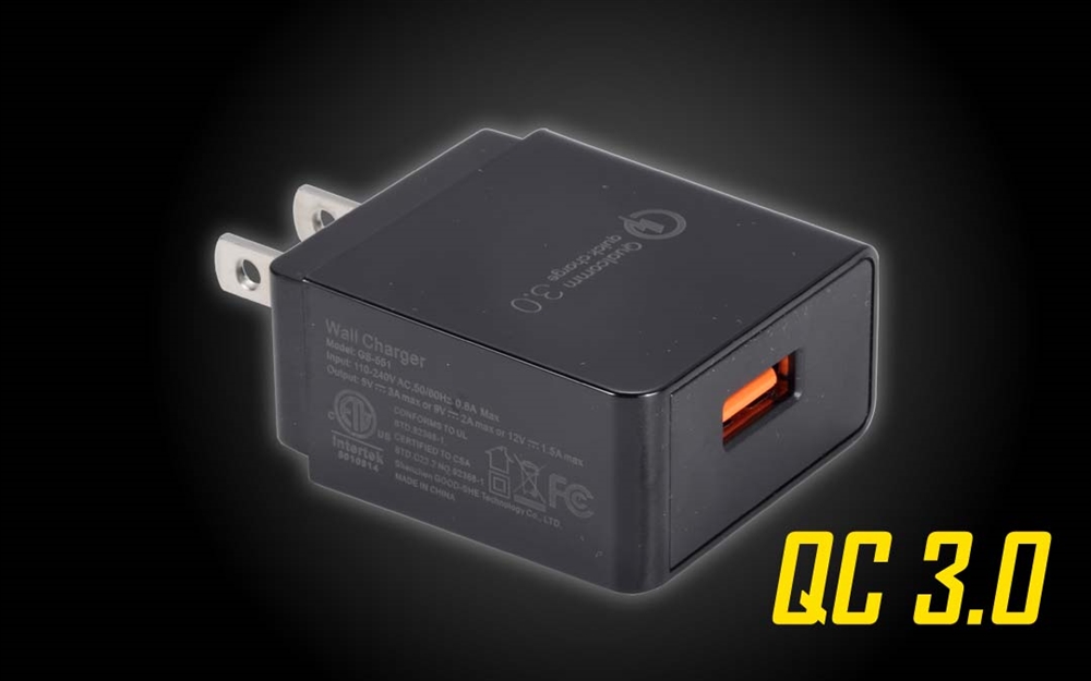 Adaptador de viaje USB QC3.0 Blister Blanco - V-TAC