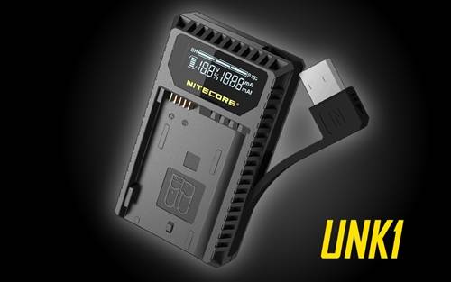 Nitecore UNK1 Nikon Battery Dual Port USB Travel Charger
