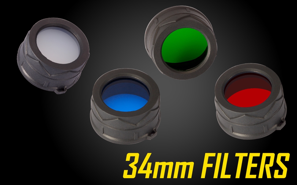 Nitecore Colored Filters for 34mm Flashlights
