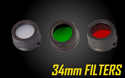 Nitecore Red Green Blue 34mm Filter Diffusor
