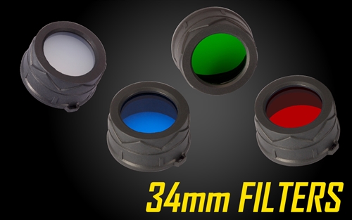 Nitecore Red Green Blue 34mm Filter Diffusor