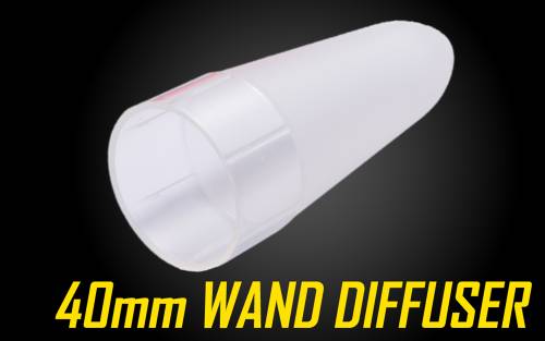 Nitecore 40mm Wand Diffuser for MH25 EA4 EA41 SRT7 P25 CG6 CR6 P16, MH27