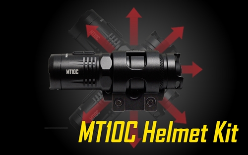 Nitecore MT10C 920 Lumen Rotary Rechargeable Helmet Light