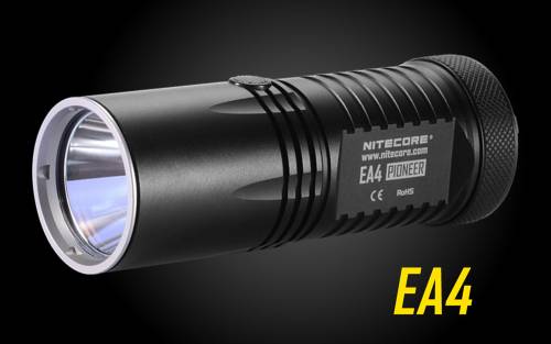 Nitecore EA4 860 Lumens LED Flashlight - Uses 4xAA