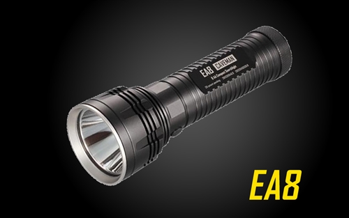 Nitecore EA8 Caveman 900 Lumen LED Flashlight - Uses 8x AA
