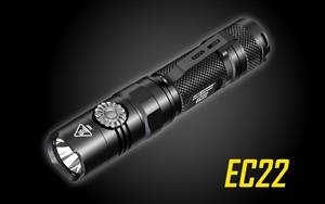 NITECORE EC22 Infinitely Variable Brightness 1000 Lumen Compact Everyday Carry LED Flashlight