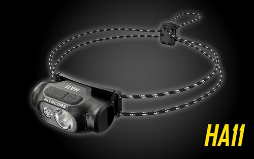 NITECORE HA11 240 Lumen Lightweight Headlamp - Use 1xAA