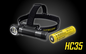 NITECORE HC35 2700 Lumen USB Rechargeable 21700 L-Shape Detachable Headlamp Flashlight