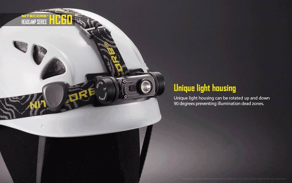 Nitecore HC60 1000 Lumen Rechargeable LED Headlamp