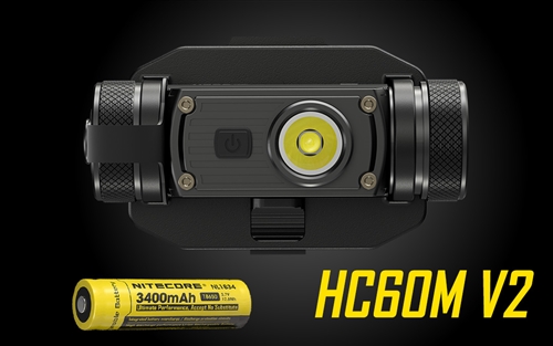 Nitecore HC60M v2 1200 Lumen NVG Helmet Light