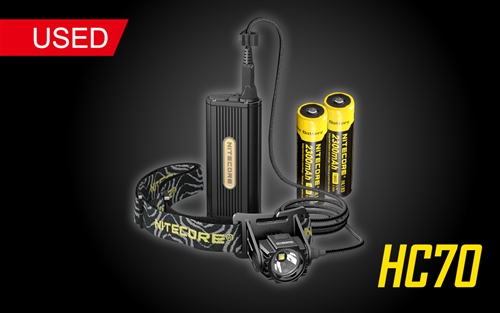 NITECORE HC70 1000 Lumen LED Headlamp with External Battery Pack