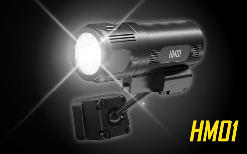 Nitecore HM01 320 Lumen 360 Degree Pivoting ARC Rail Helmet Light