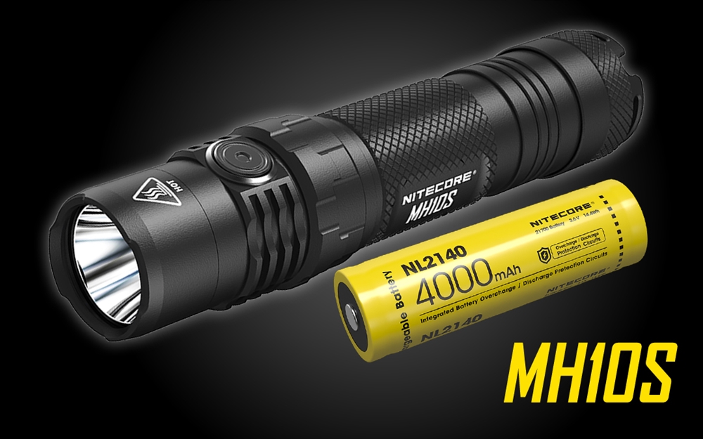 NITECORE MH10S 1800 Lumen USB-C Rechargeable Flashlight