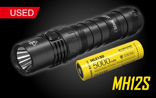 NITECORE MH12S 1800 Lumen USB-C Rechargeable Flashlight - Used