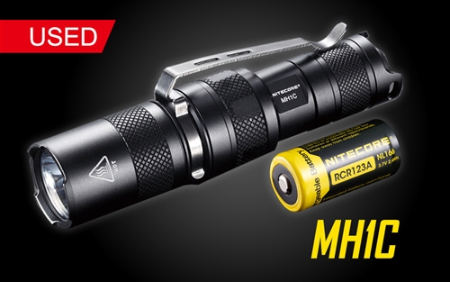 Nitecore MH1C 600 Lumen Rechargeable LED Flashlight - Used