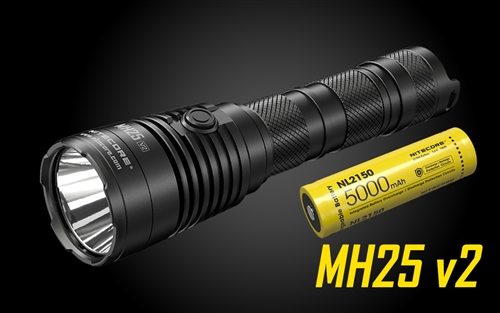 NITECORE MH25 v2 1300 Lumen USB-C Rechargeable Flashlight