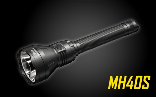 NITECORE MH40S 1500 Lumen Long Throw Rechargeable Flashlight
