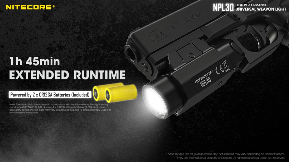 Nitecore NPL30 Pistol Light (2024) 