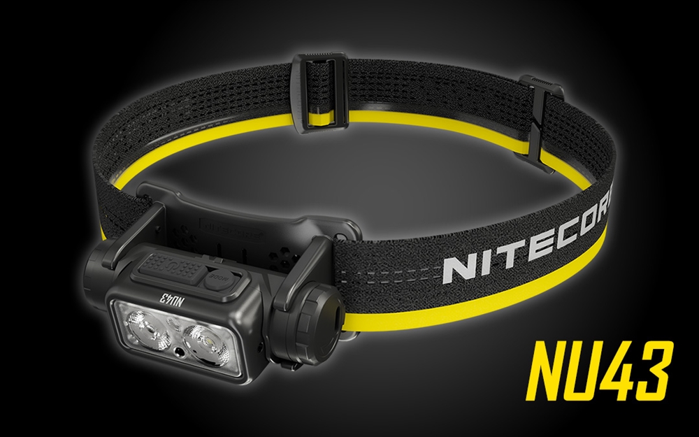 Nitecore NU43 Lampe frontale rechargeable USB-C, 1400 lumens, lumineuse et  légère pour le camping, la course ou le travail, avec projecteur, lumière  rouge et organiseur Lumentac : : Bricolage