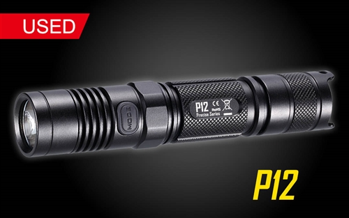Nitecore P12 Precise Series Compact LED Tactical Flashlight -1000 lumen - Used