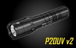 NITECORE P20UV V2 1000 Lumen Long Throw Tactical Flashlight with Custom Moulded Holster