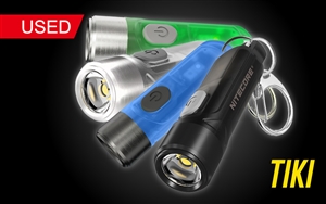 NITECORE TIKI 300 Lumen USB Rechargeable Keychain Flashlight with UV & High CRI Light - Used