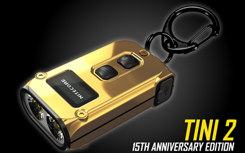 NITECORE TINI 2 Limited Edition 500 Lumen USB-C Rechargeable Keychain Flashlight