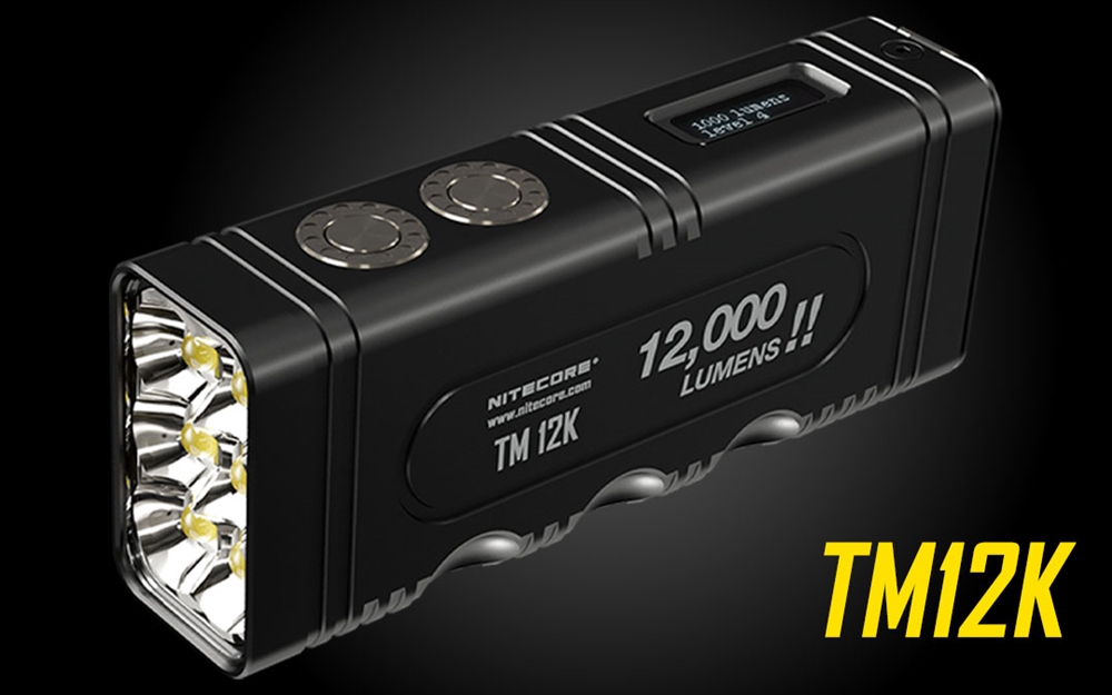 NITECORE TM12K 12,000 Lumen Rechargeable Flashlight