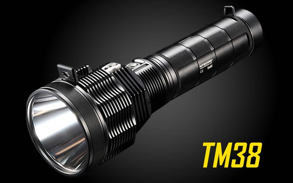 NITECORE TM38 1800 Lumen Long Throw Rechargeable Flashlight