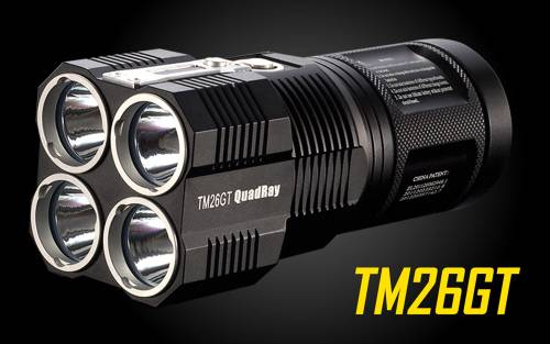 NiteCore TM26GT Tiny Monster Cree XP-L Flashlight -3500 Lumens