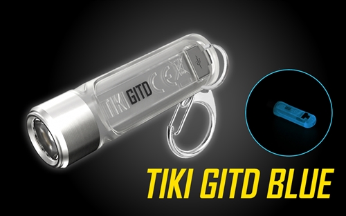 Nitecore TIKI 300 Lumen USB-C Rechargeable Keychain Flashlight