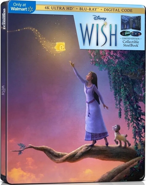 Wish Walmart Exclusive Steelbook (4K Ultra HD + Blu-Ray + Digital Copy)